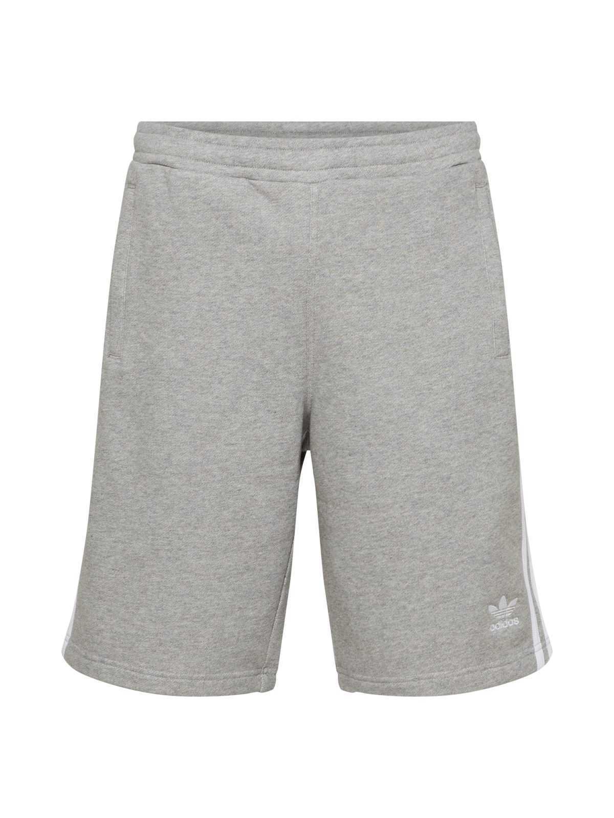 ADIDAS ORIGINALS Hlače  pegasto siva / bela