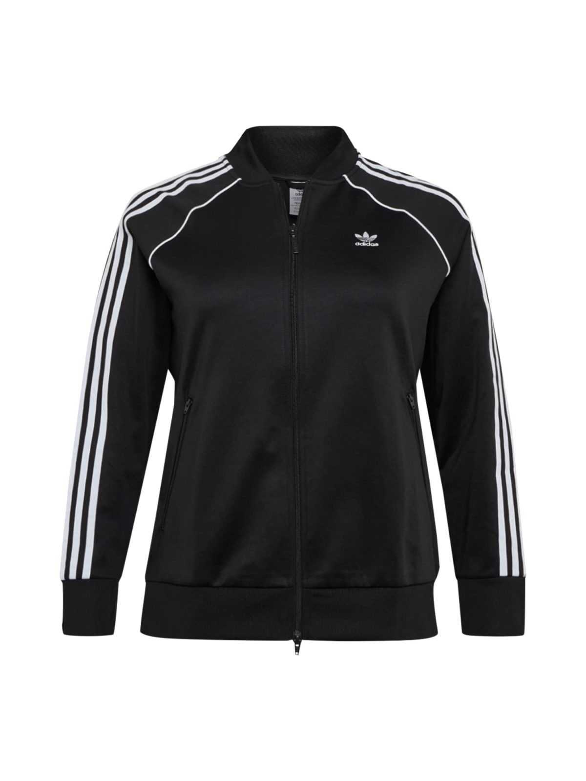 ADIDAS ORIGINALS Jopa na zadrgo 'Primeblue'  črna / bela