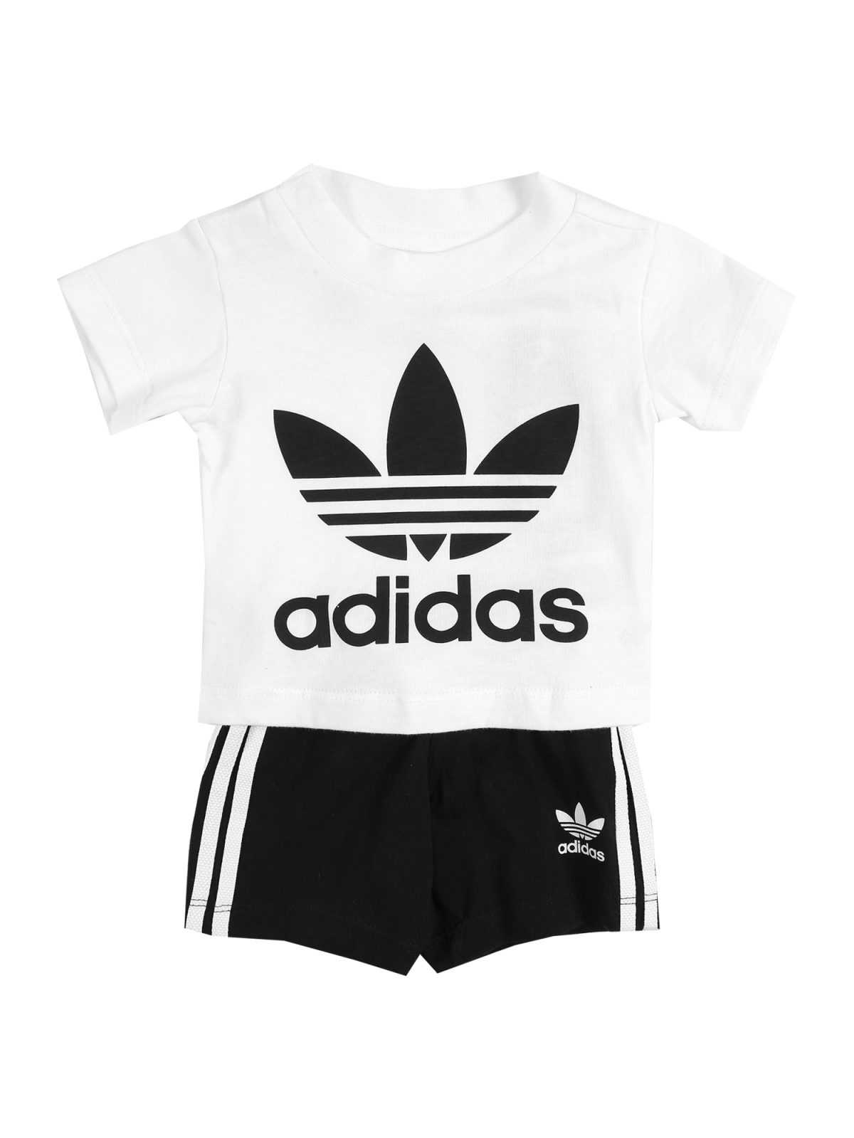 ADIDAS ORIGINALS Komplet  črna / bela
