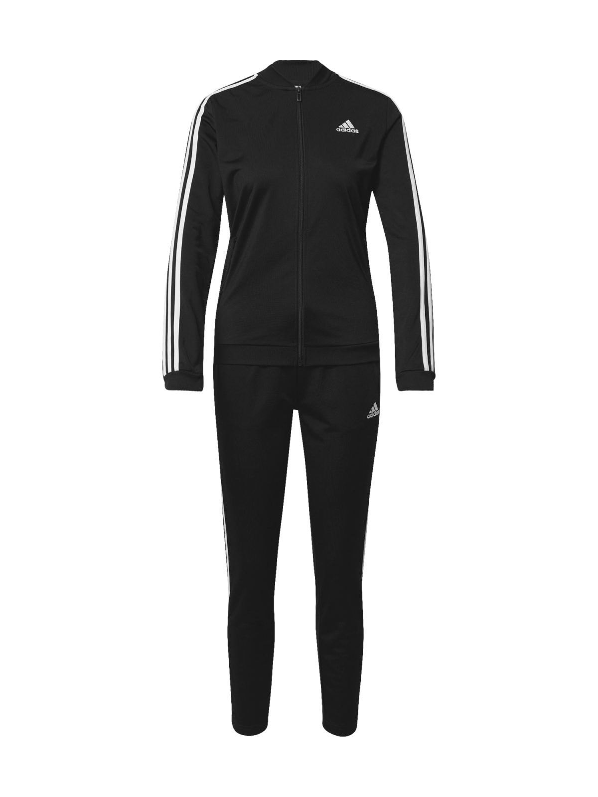 ADIDAS PERFORMANCE Športna trenirka  črna / bela