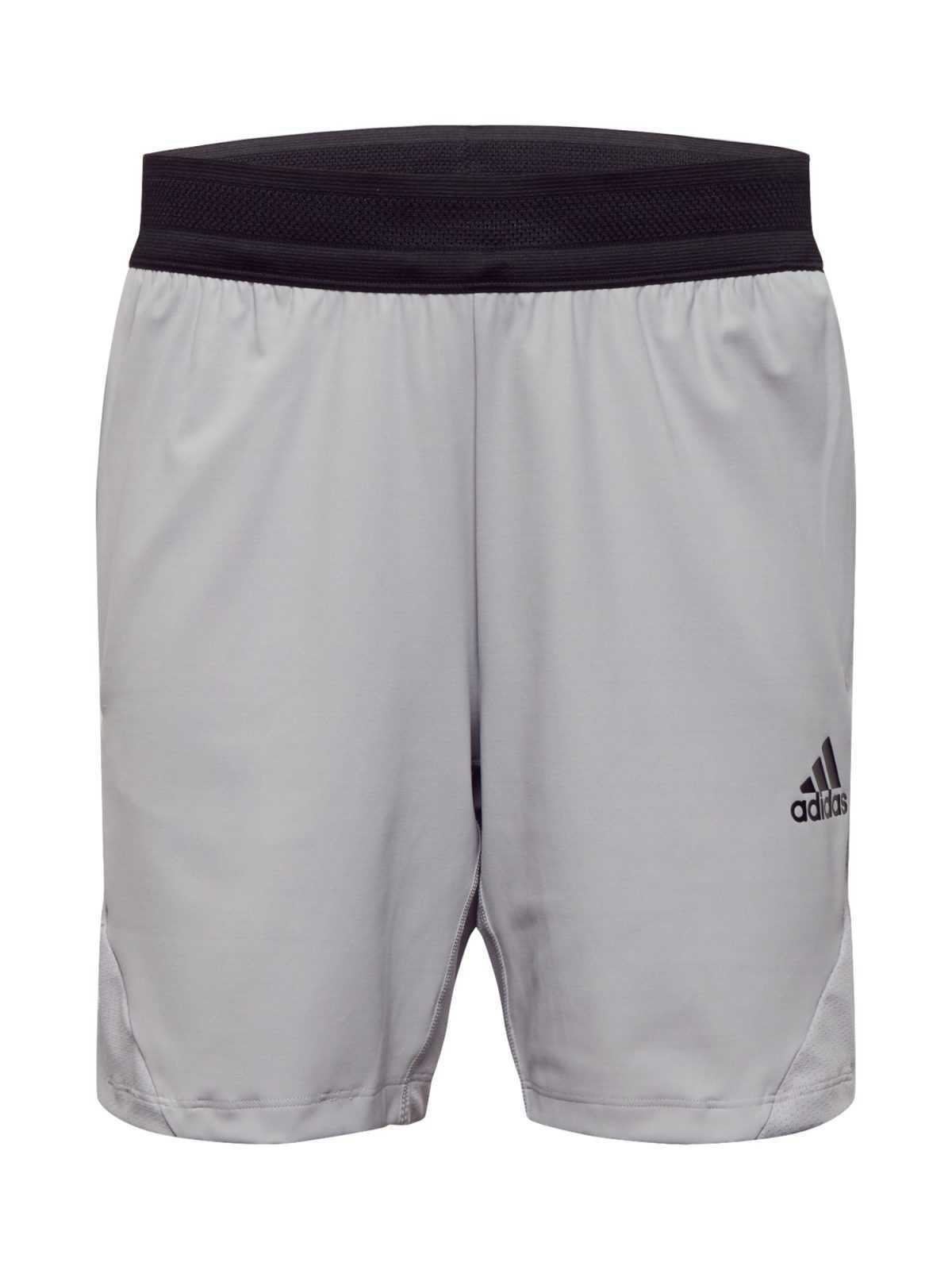 ADIDAS PERFORMANCE Športne hlače  siva / črna