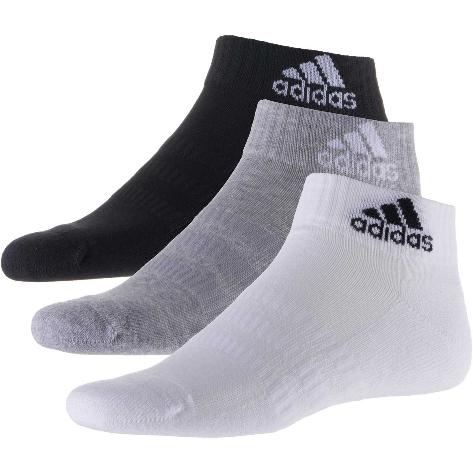 ADIDAS PERFORMANCE Športne nogavice  siva / črna / bela