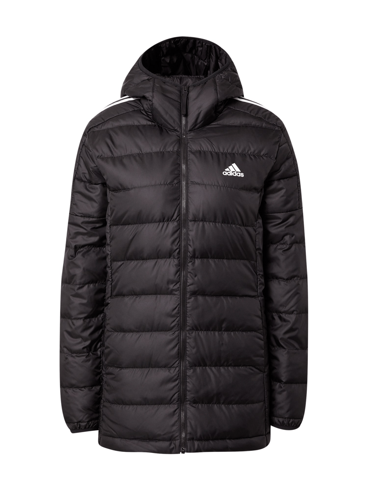 ADIDAS SPORTSWEAR Športna jakna 'Essential'  črna / bela