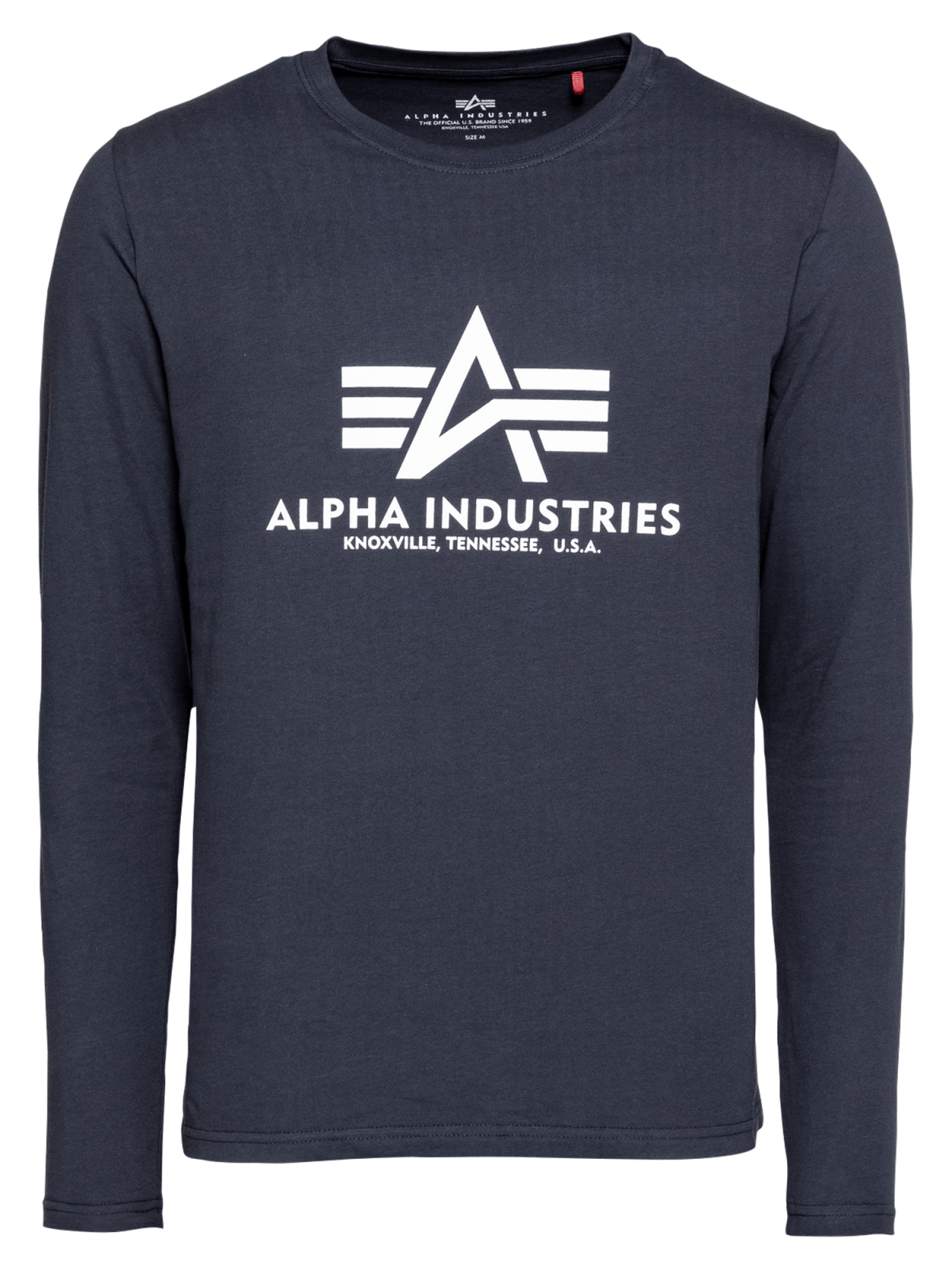 ALPHA INDUSTRIES Majica  mornarska / bela
