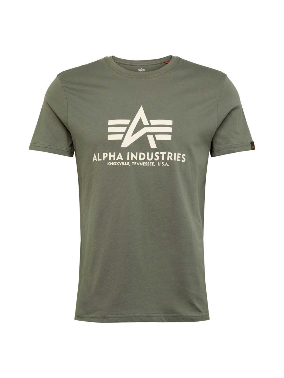 ALPHA INDUSTRIES Majica  zelena