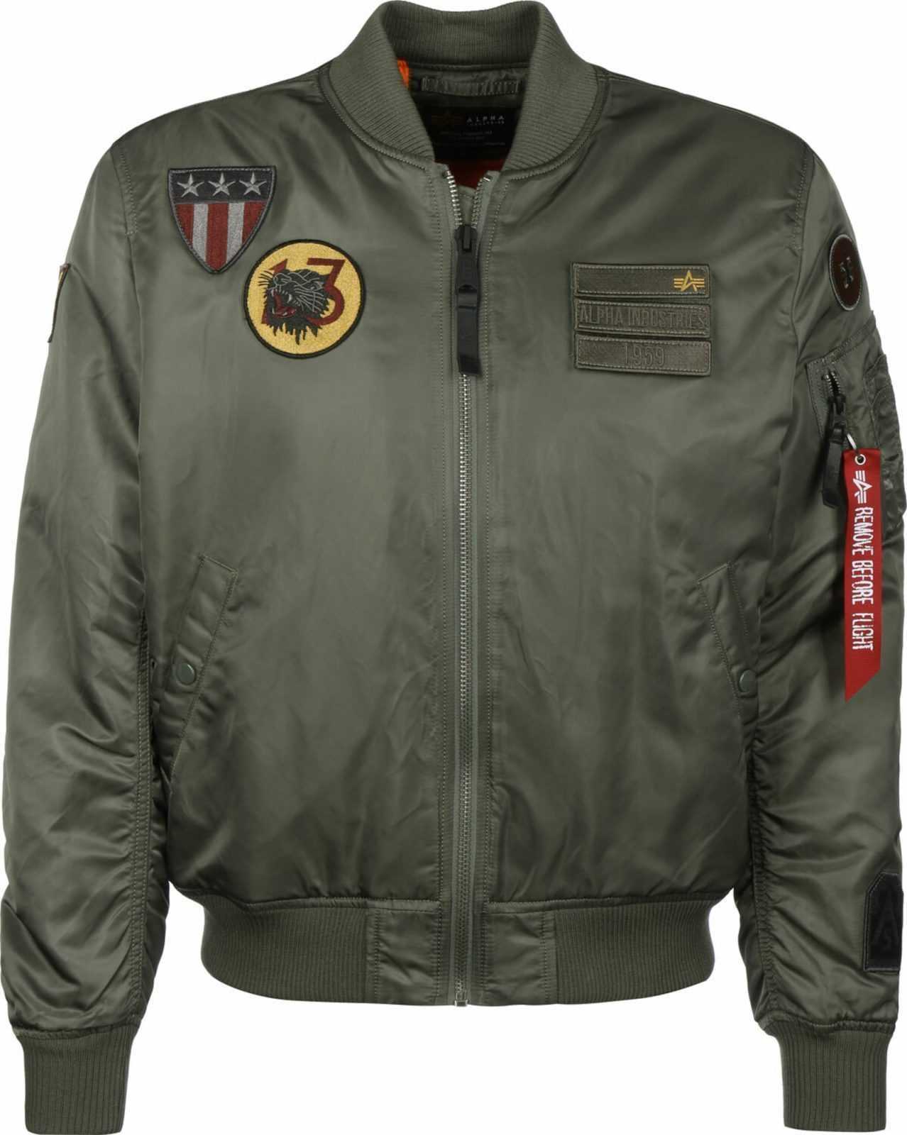 ALPHA INDUSTRIES Prehodna jakna ' MA-1 Air Force '  mešane barve / oranžna