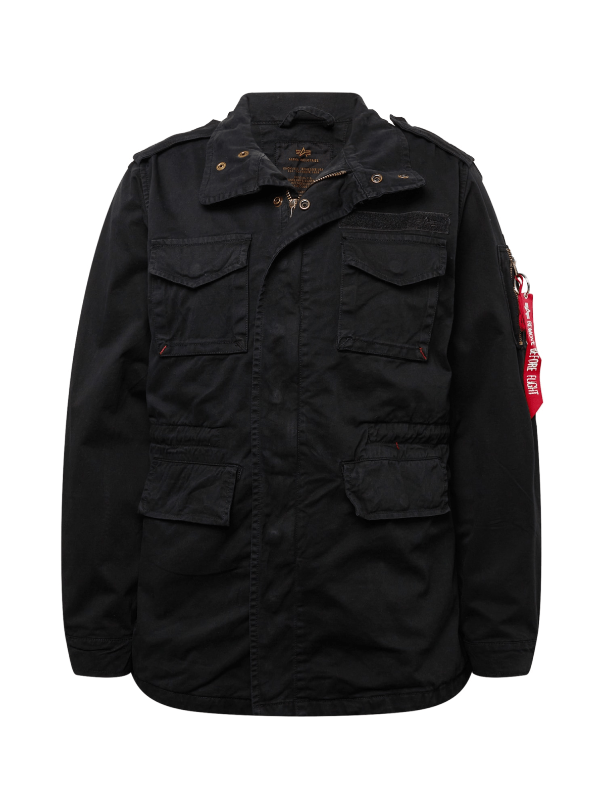ALPHA INDUSTRIES Prehodna jakna 'Huntington'  črna