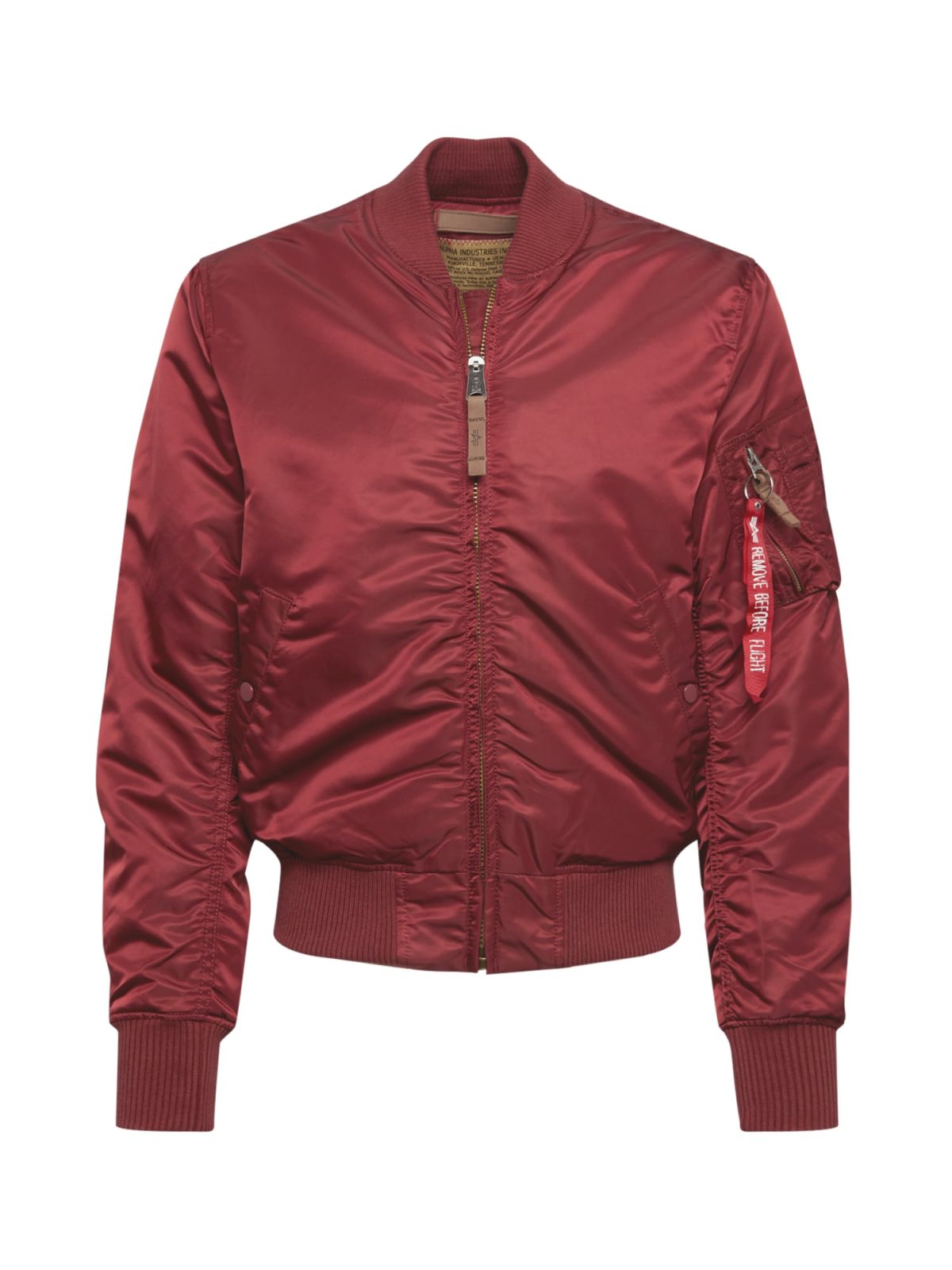 ALPHA INDUSTRIES Prehodna jakna 'MA-1 VF 59'  burgund