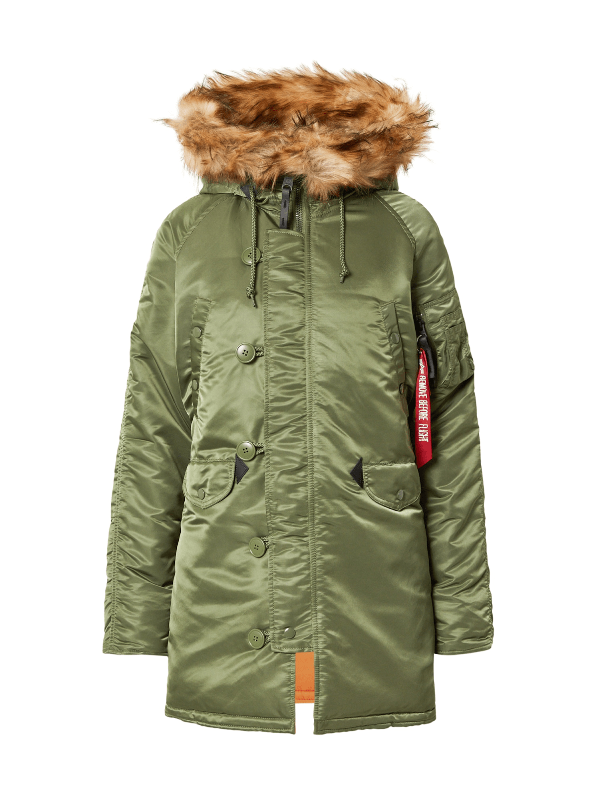 ALPHA INDUSTRIES Zimska jakna  kaki