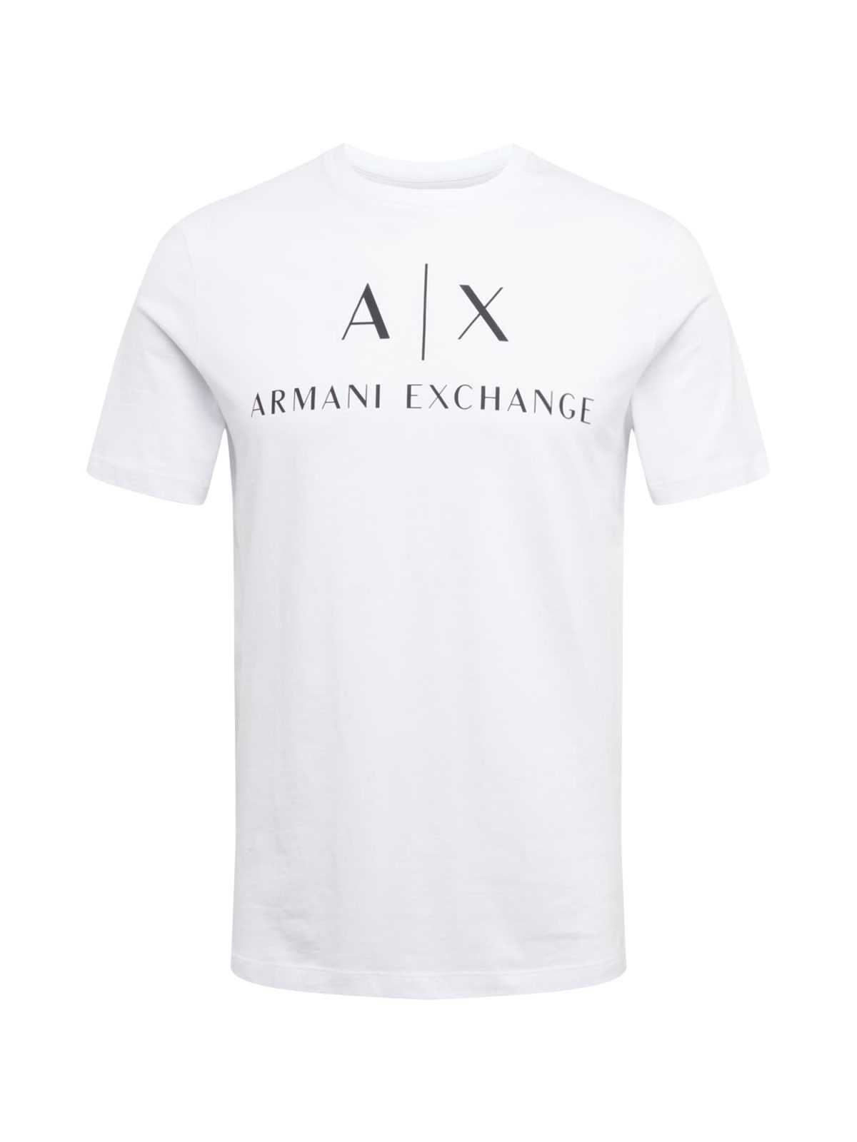 ARMANI EXCHANGE Majica  črna / bela