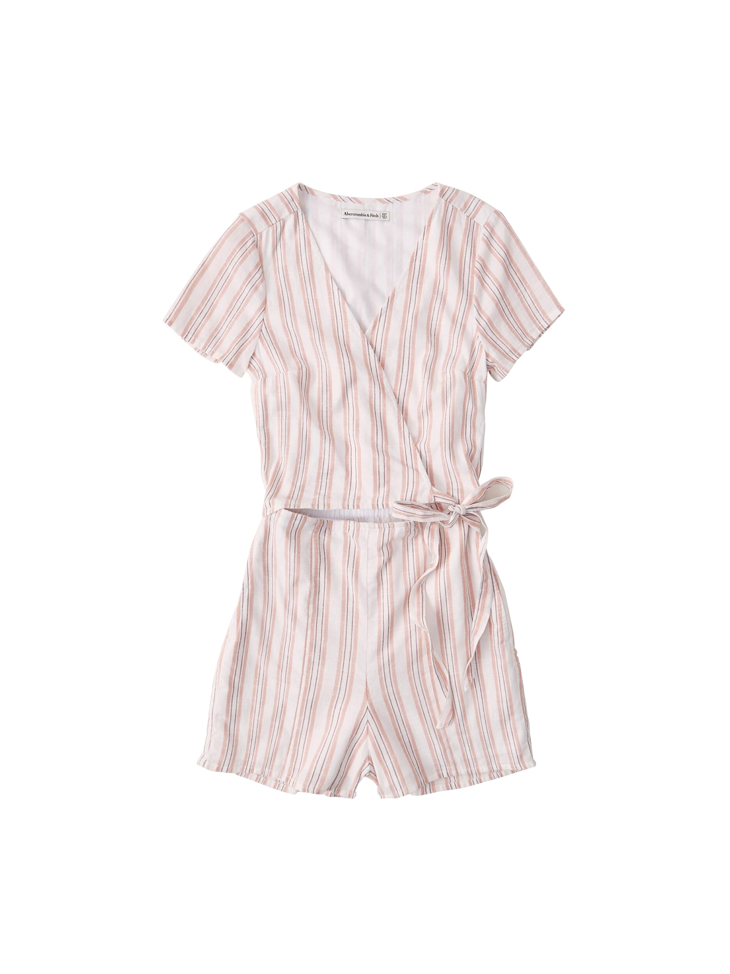 Abercrombie & Fitch Kombinezon 'WRAP ROMPER'  breskev