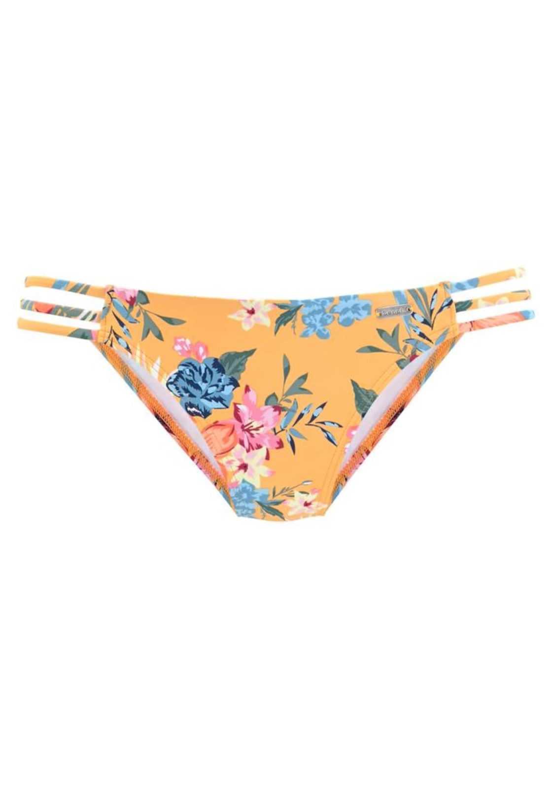 BENCH Bikini hlačke 'Maui'  rumena / mešane barve