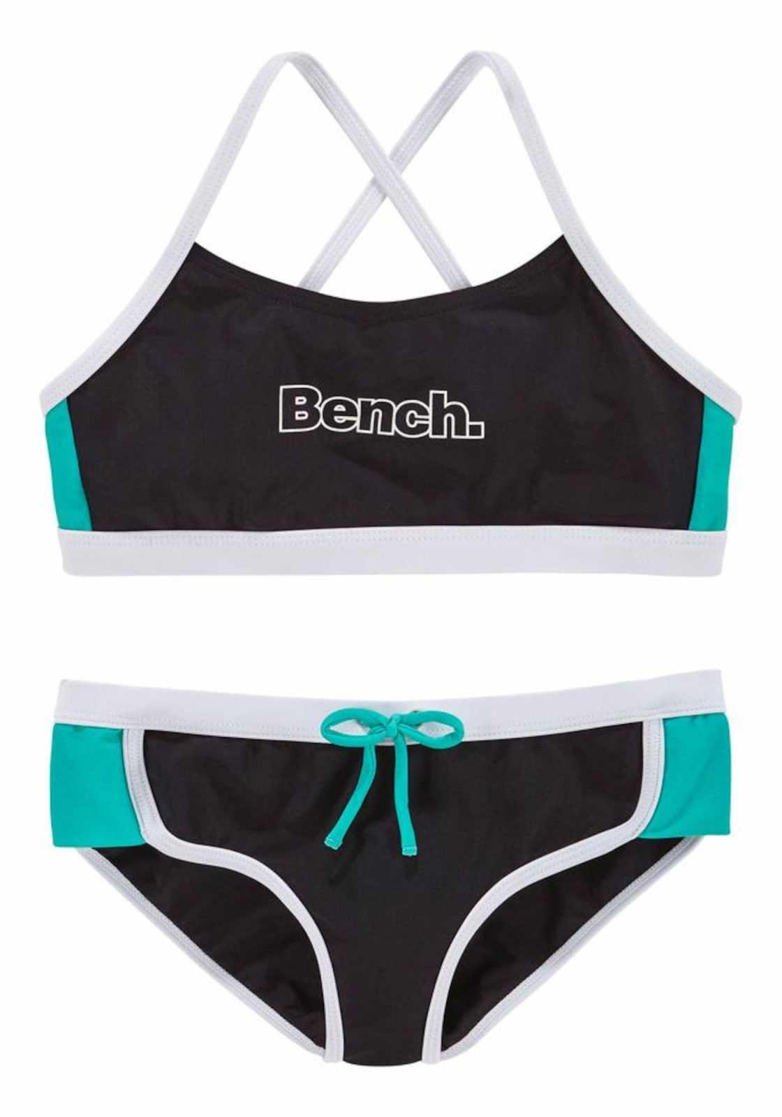 BENCH Bikini  turkizna / črna