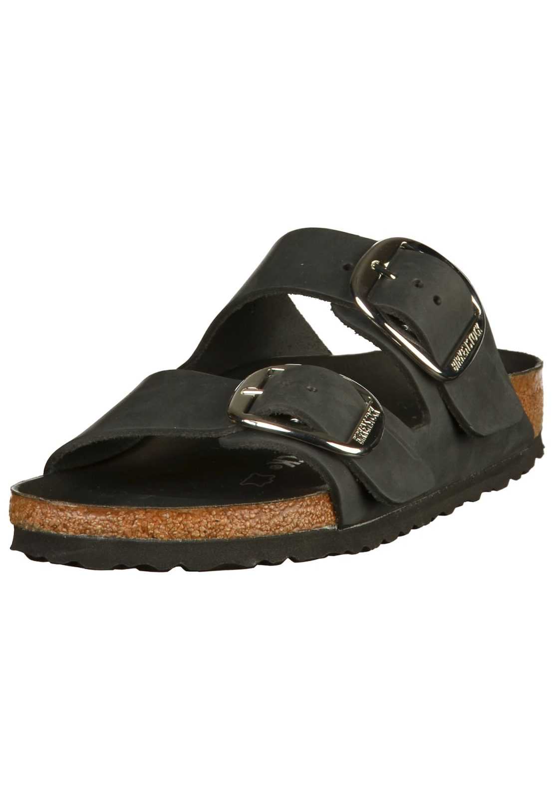 BIRKENSTOCK Nizki natikači 'Arizona Big Buckle'  črna