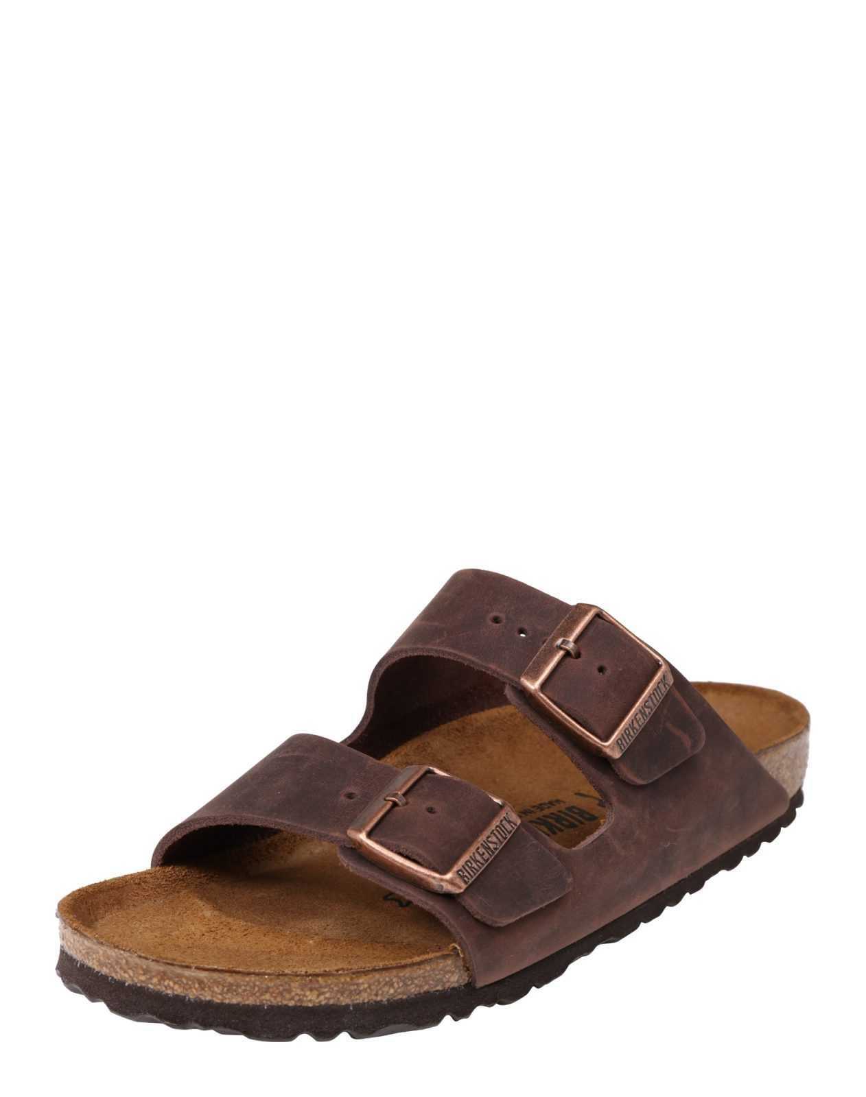 BIRKENSTOCK Nizki natikači 'Arizona'  temno rjava