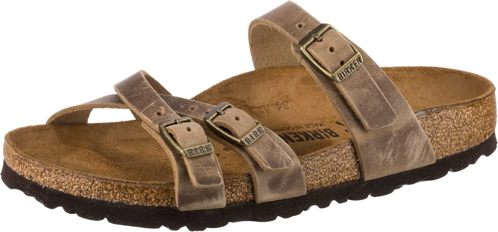 BIRKENSTOCK Nizki natikači 'Franca'  rjava