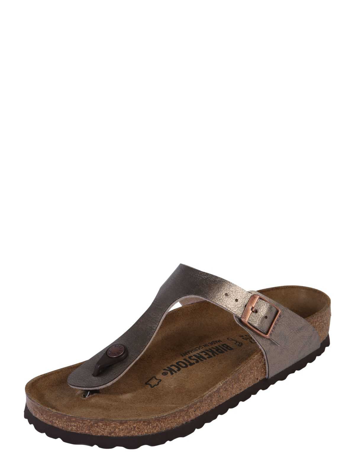 BIRKENSTOCK Sandali 'Gizeh'  bronasta