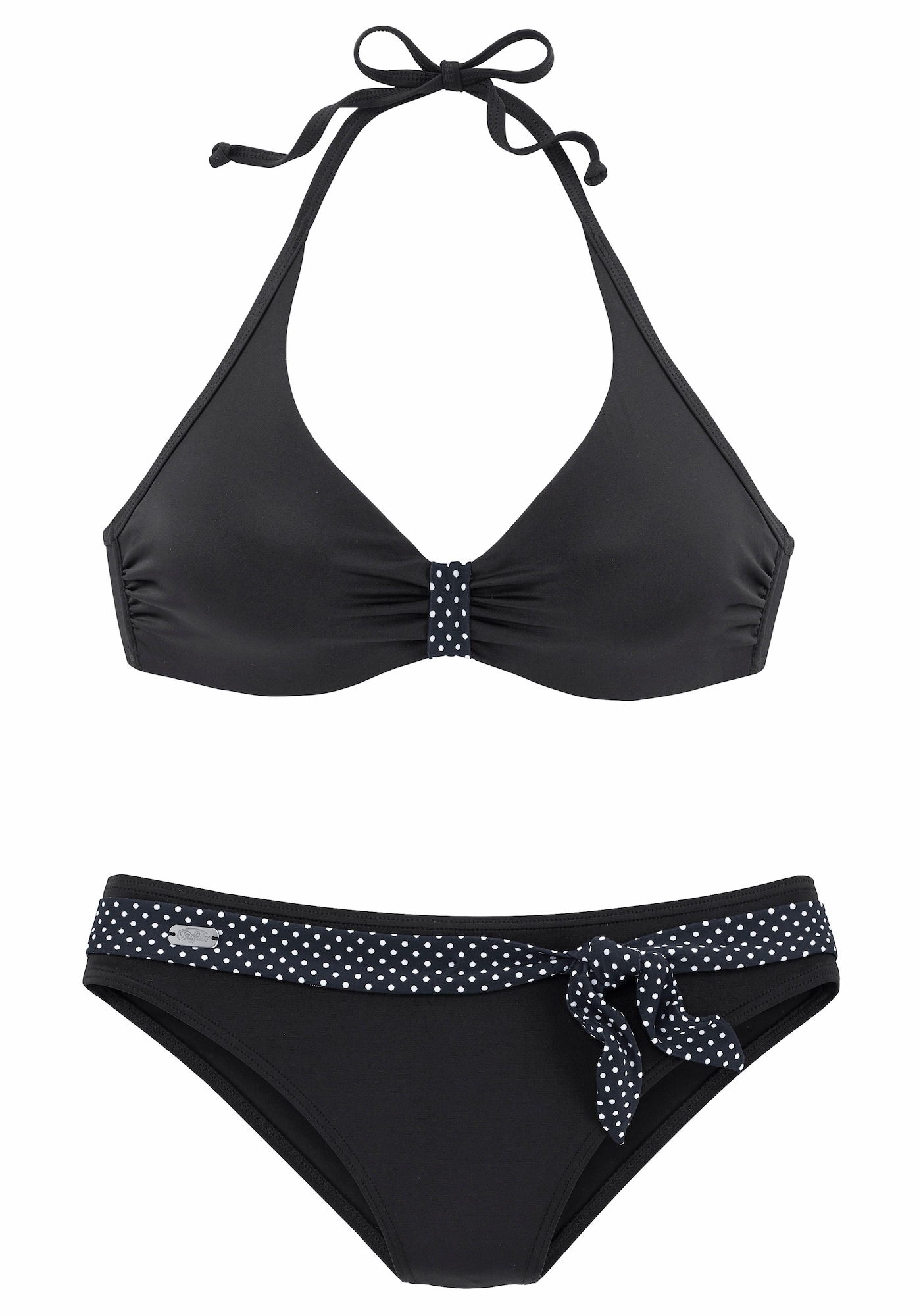 BUFFALO Bikini  črna / bela