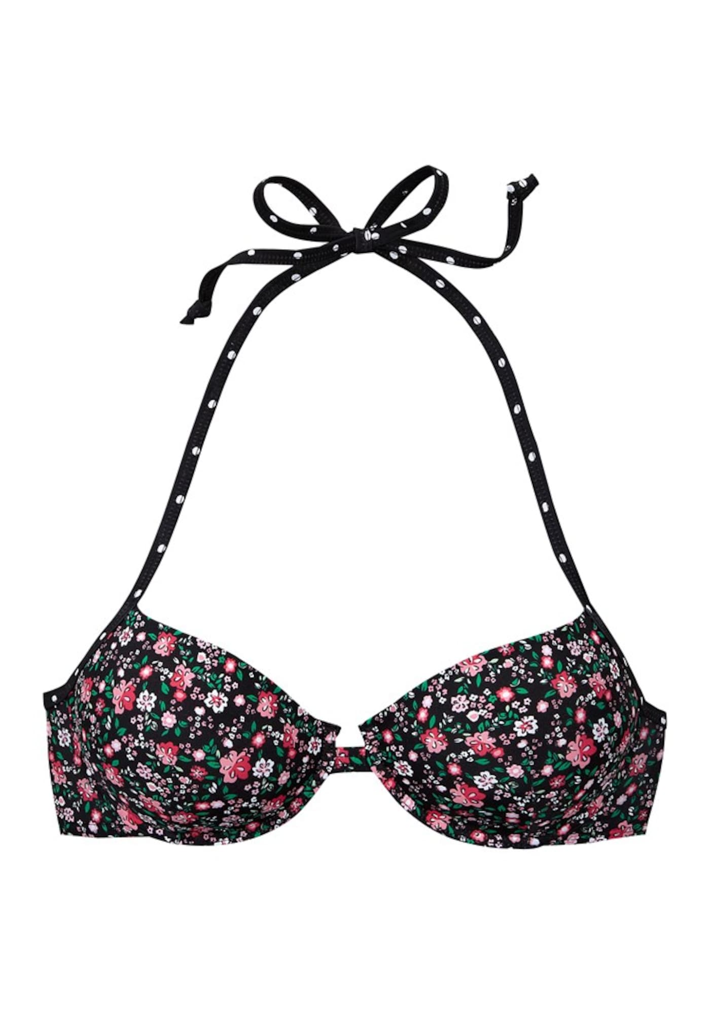 BUFFALO Bikini zgornji del 'Evi'  roza / črna