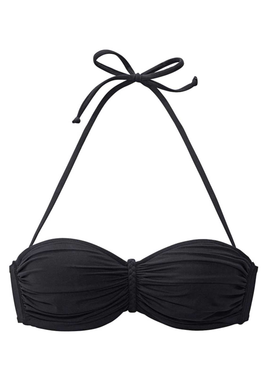 BUFFALO Bikini zgornji del 'Happy'  črna
