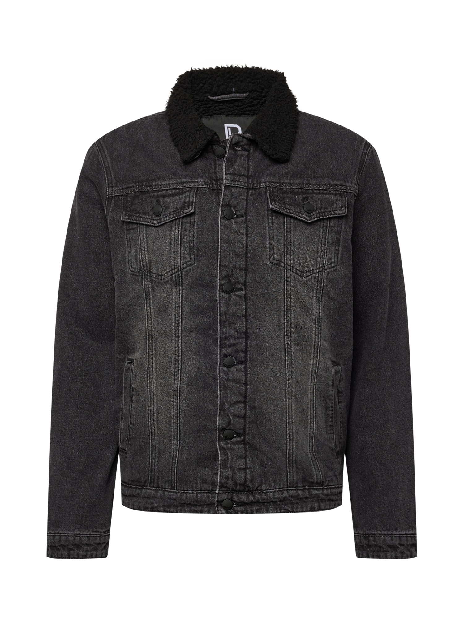 Brandit Prehodna jakna  črn denim