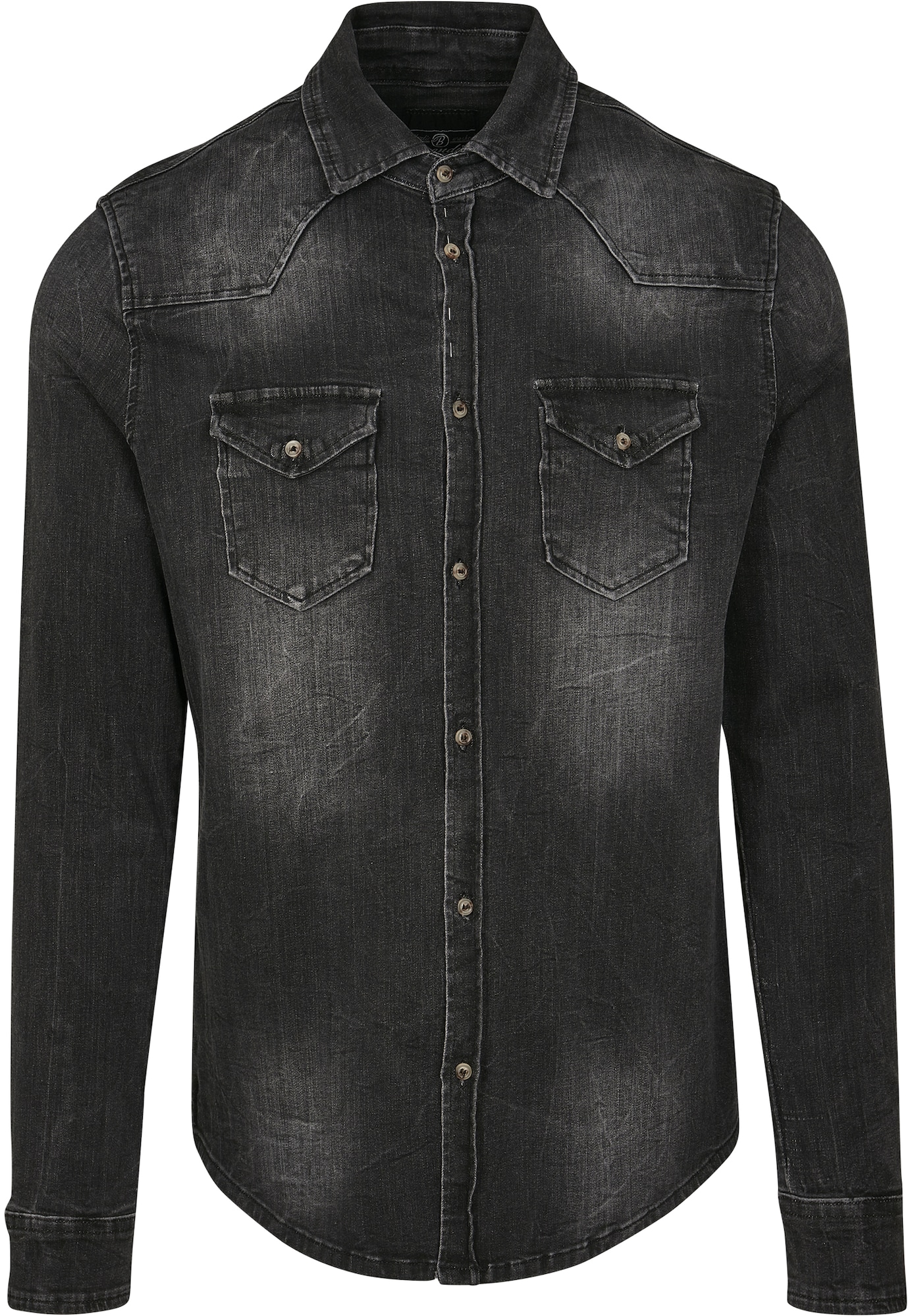 Brandit Srajca 'Riley'  črn denim