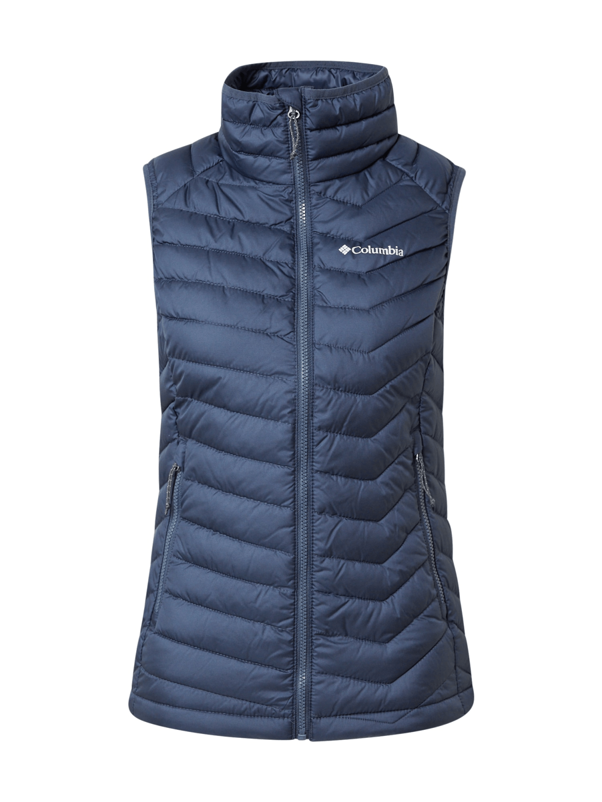 COLUMBIA Športen telovnik 'Powder Lite'  temno modra / bela