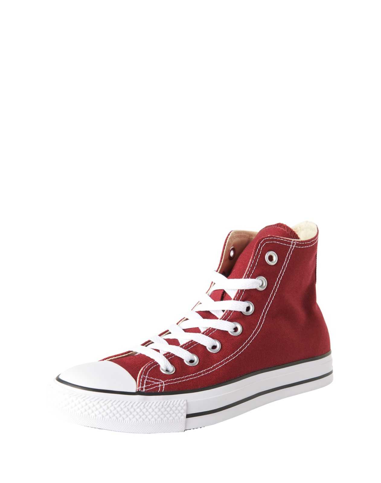 CONVERSE Visoke superge 'Chuck Taylor All Star Hi'  temno rdeča / bela