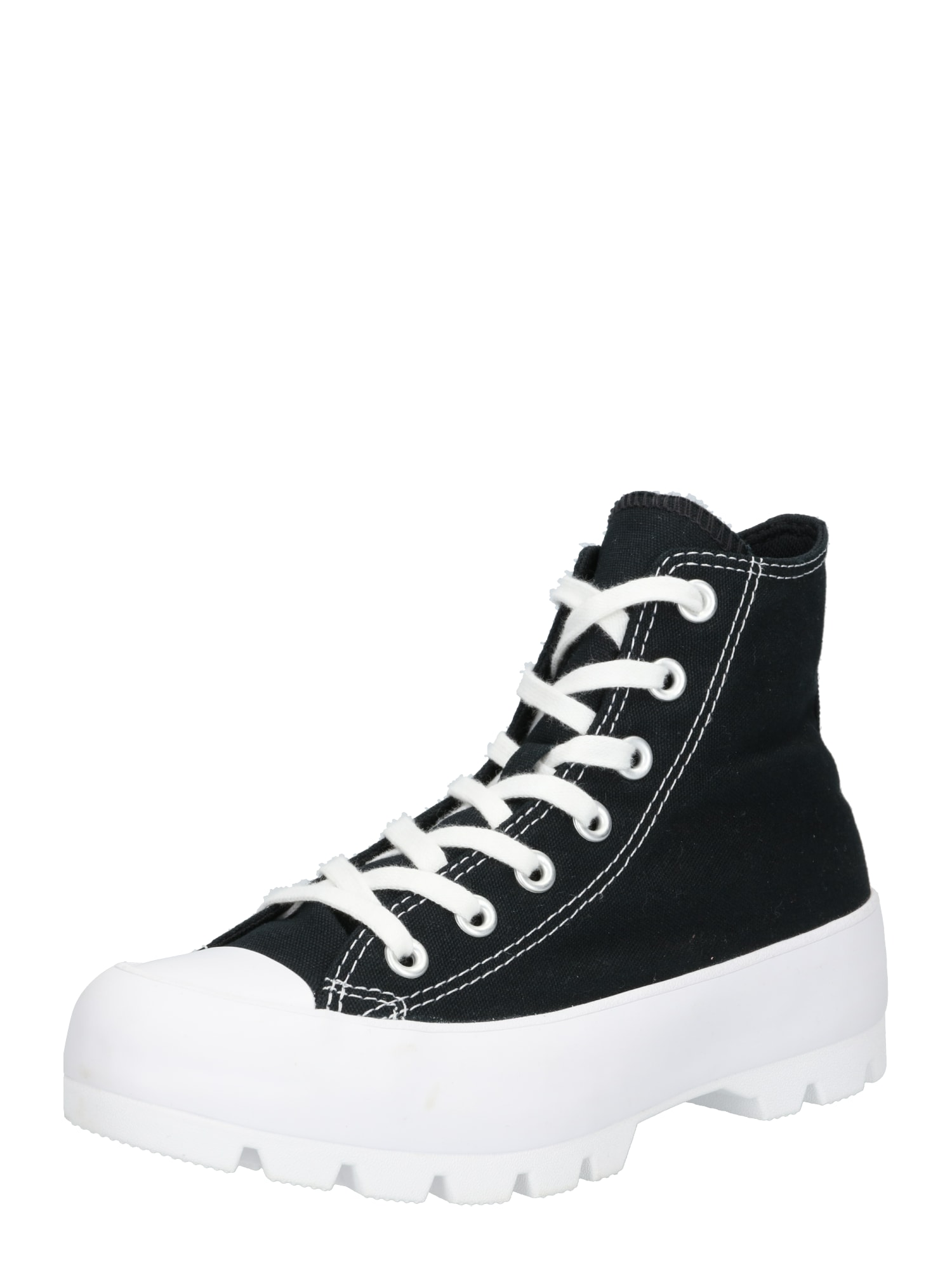 CONVERSE Visoke superge 'Chuck Taylor All Star Lugged'  črna / bela