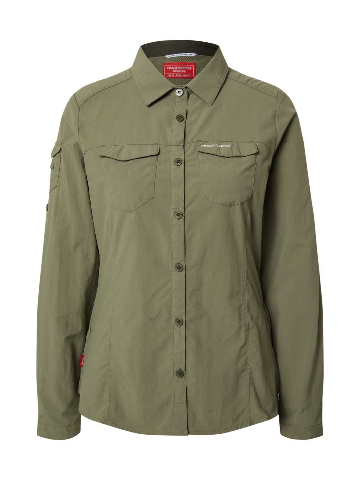 CRAGHOPPERS Funkcionalna bluza 'NosiLife Adventure II'  kaki / oliva