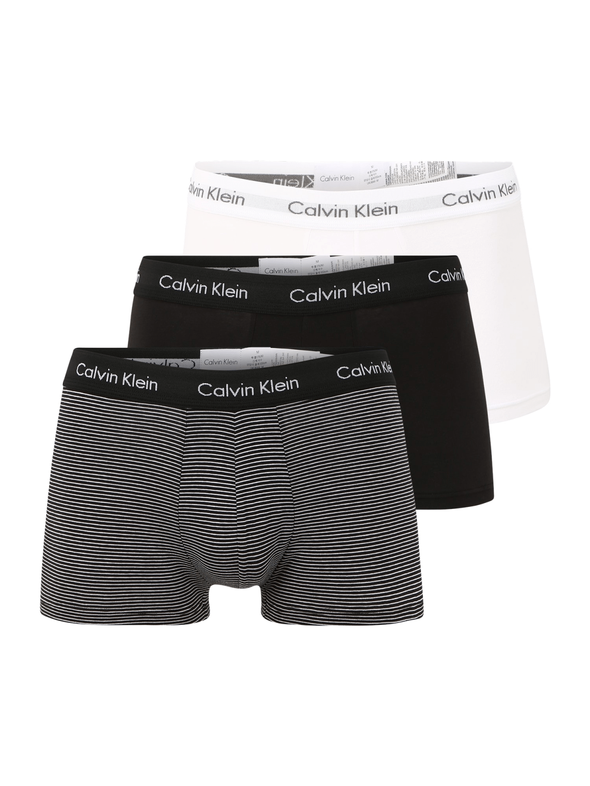 Calvin Klein Boksarice  črna / bela