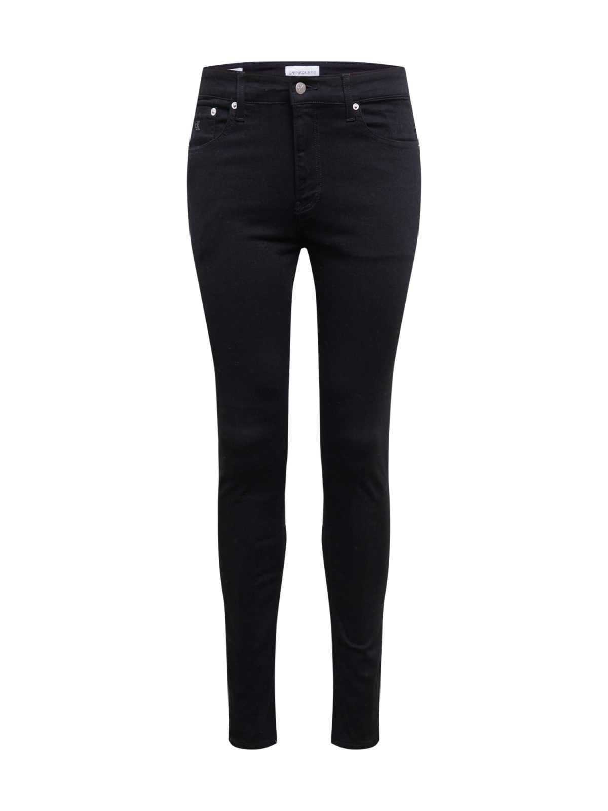 Calvin Klein Jeans Kavbojke  črna