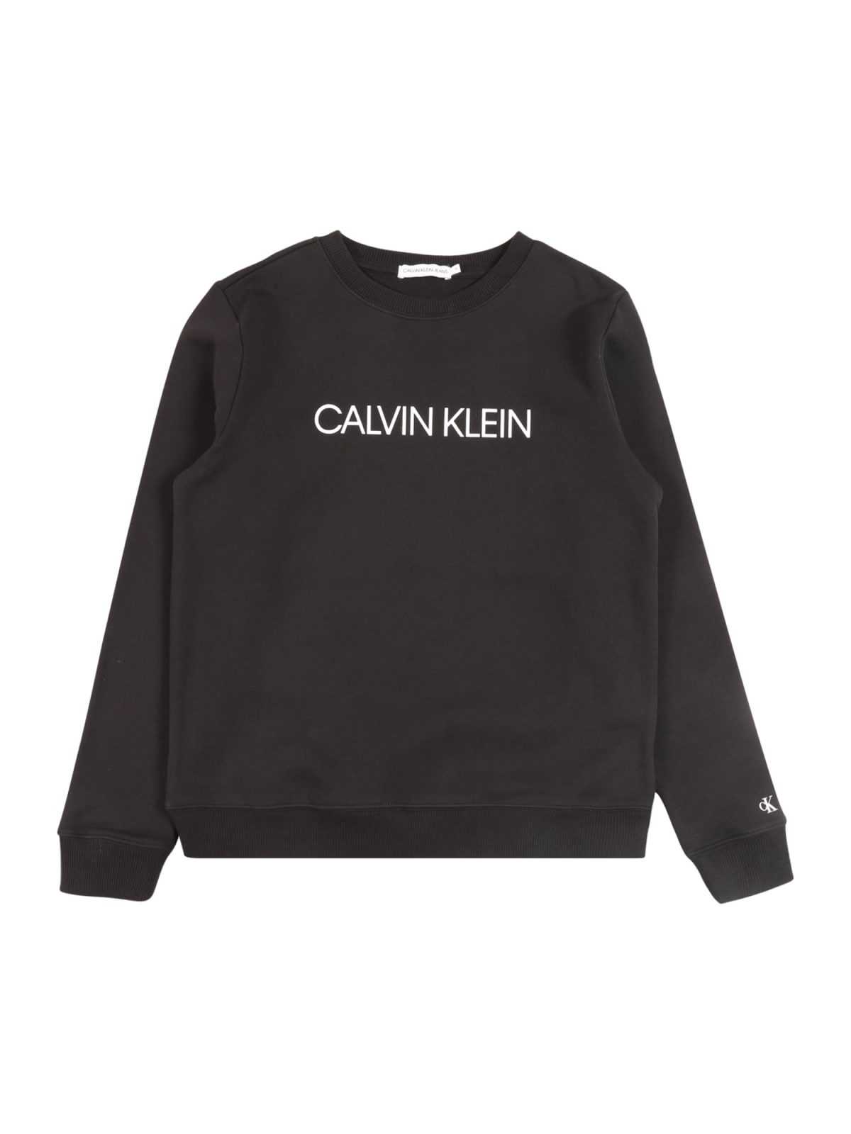 Calvin Klein Jeans Majica 'INSTITUTIONAL'  črna / bela