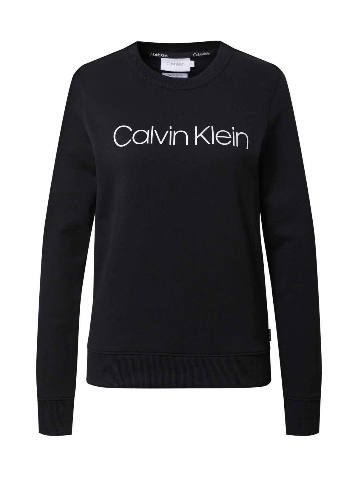 Calvin Klein Majica  črna / bela