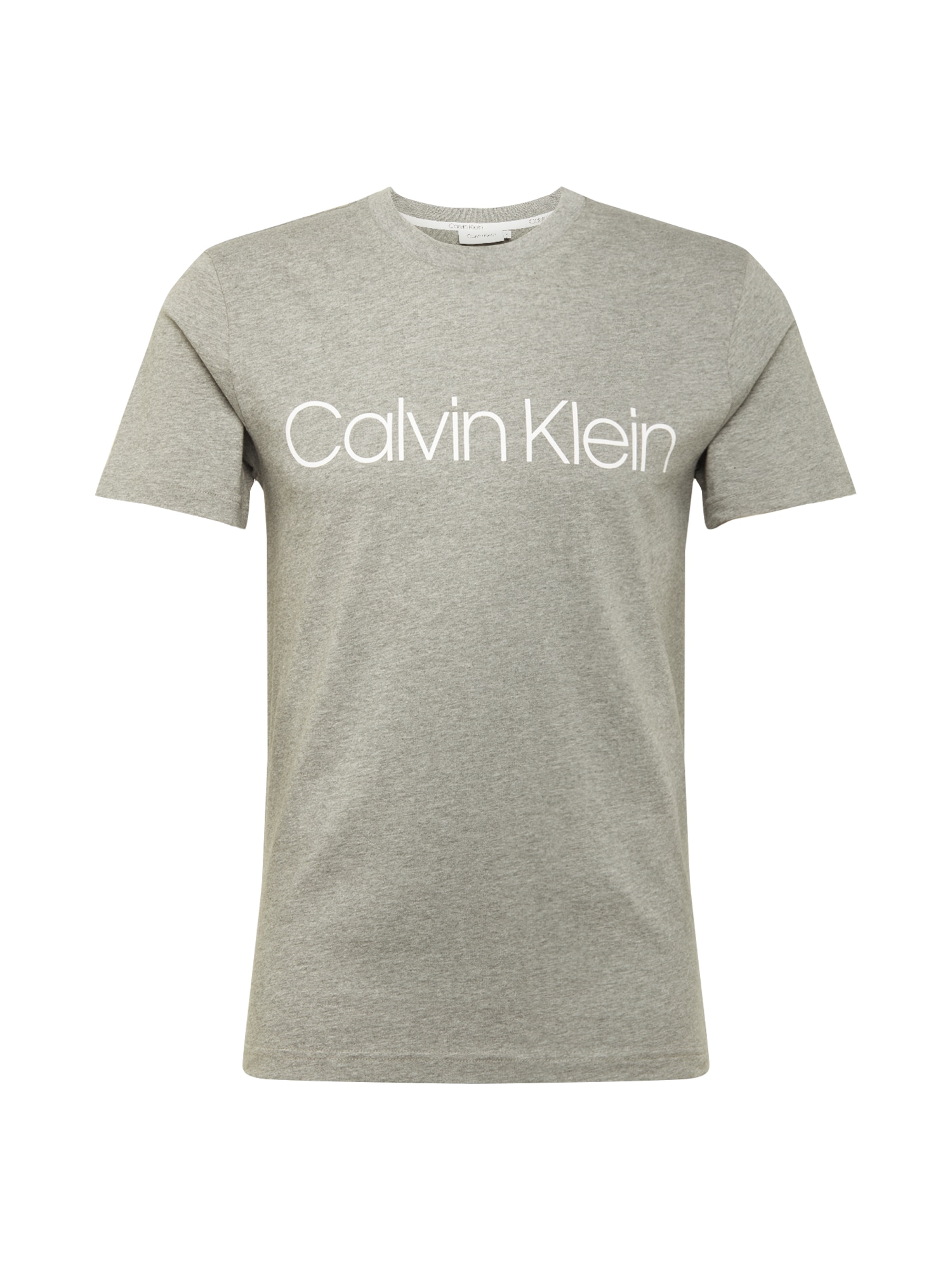 Calvin Klein Majica  pegasto siva / bela