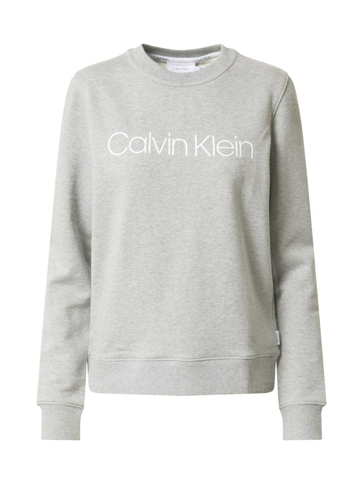 Calvin Klein Majica  siva / bela