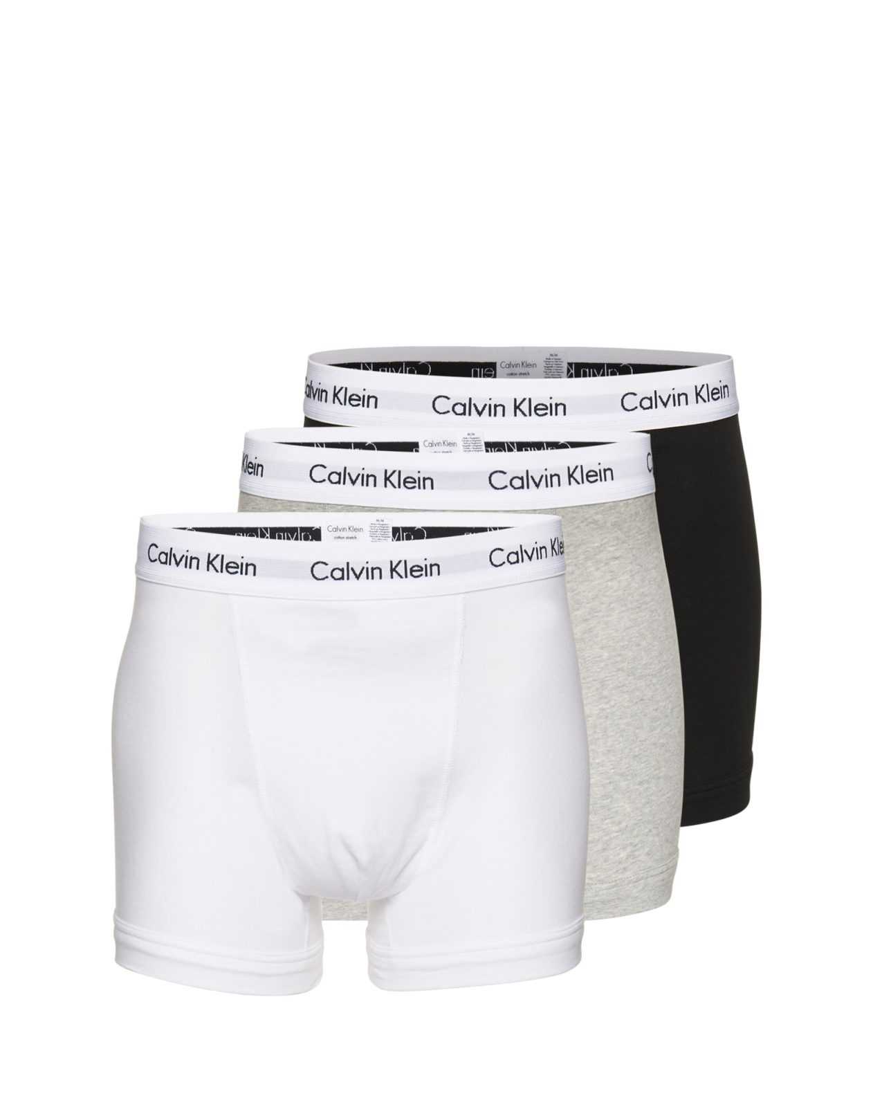 Calvin Klein Underwear Boksarice  pegasto siva / črna / bela