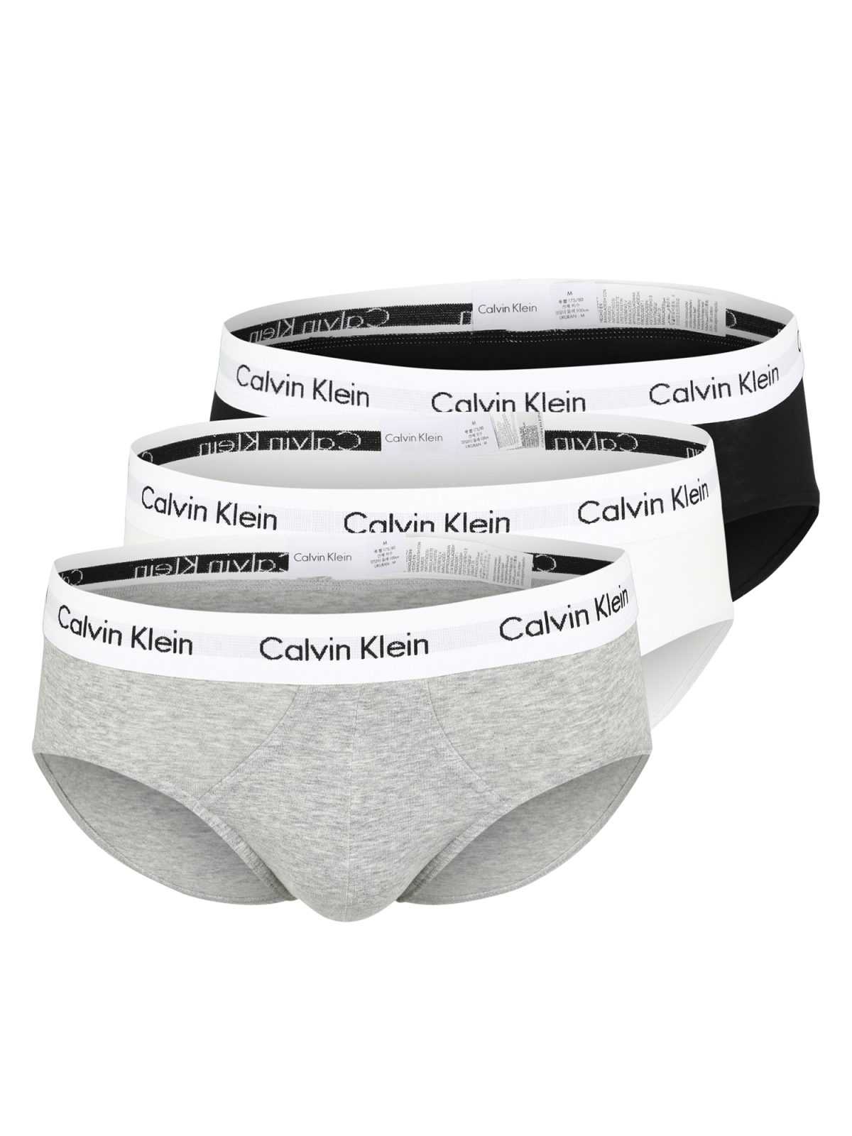 Calvin Klein Underwear Boksarice  pegasto siva / črna / bela