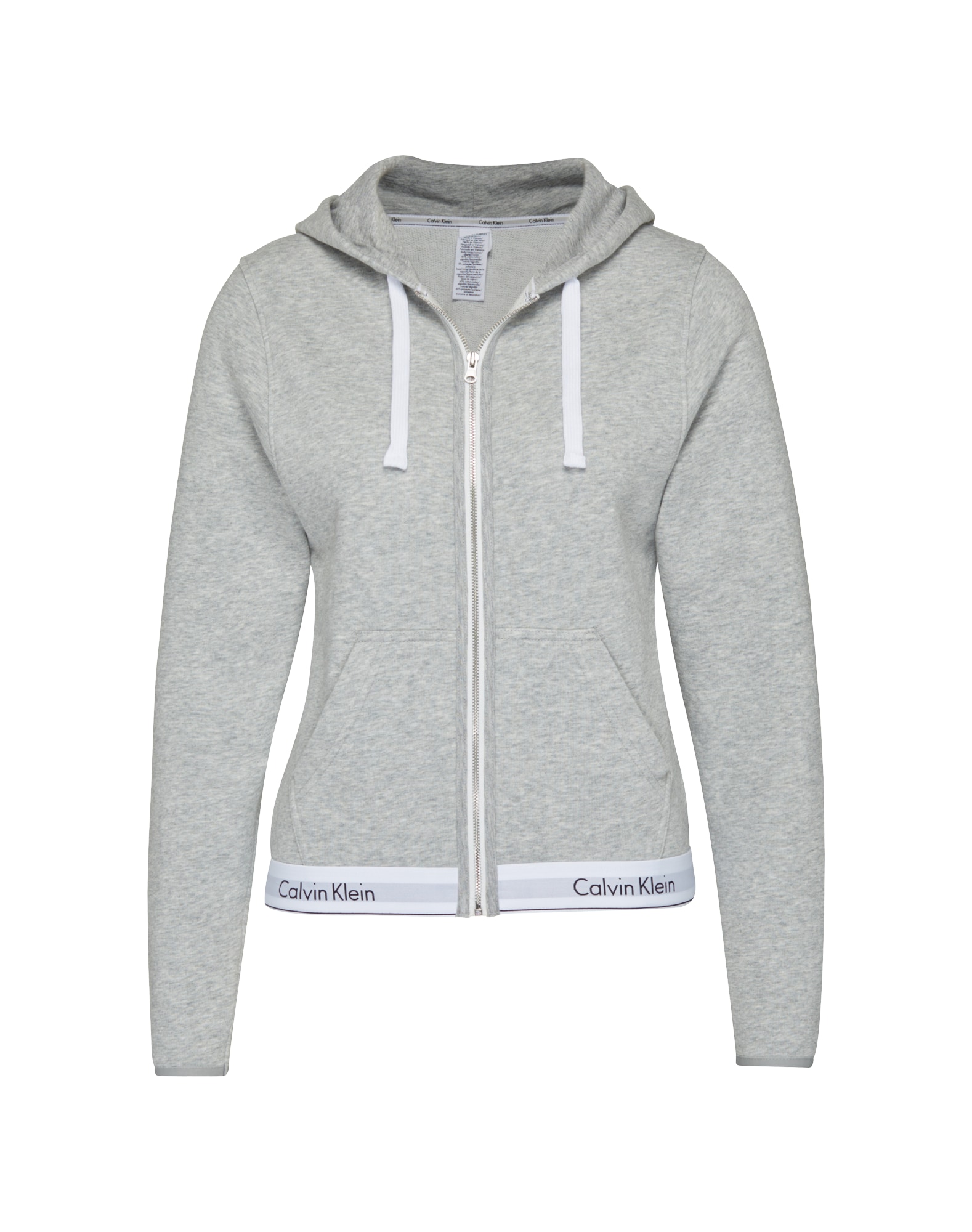 Calvin Klein Underwear Jopa na zadrgo  siva / pegasto siva / črna / bela