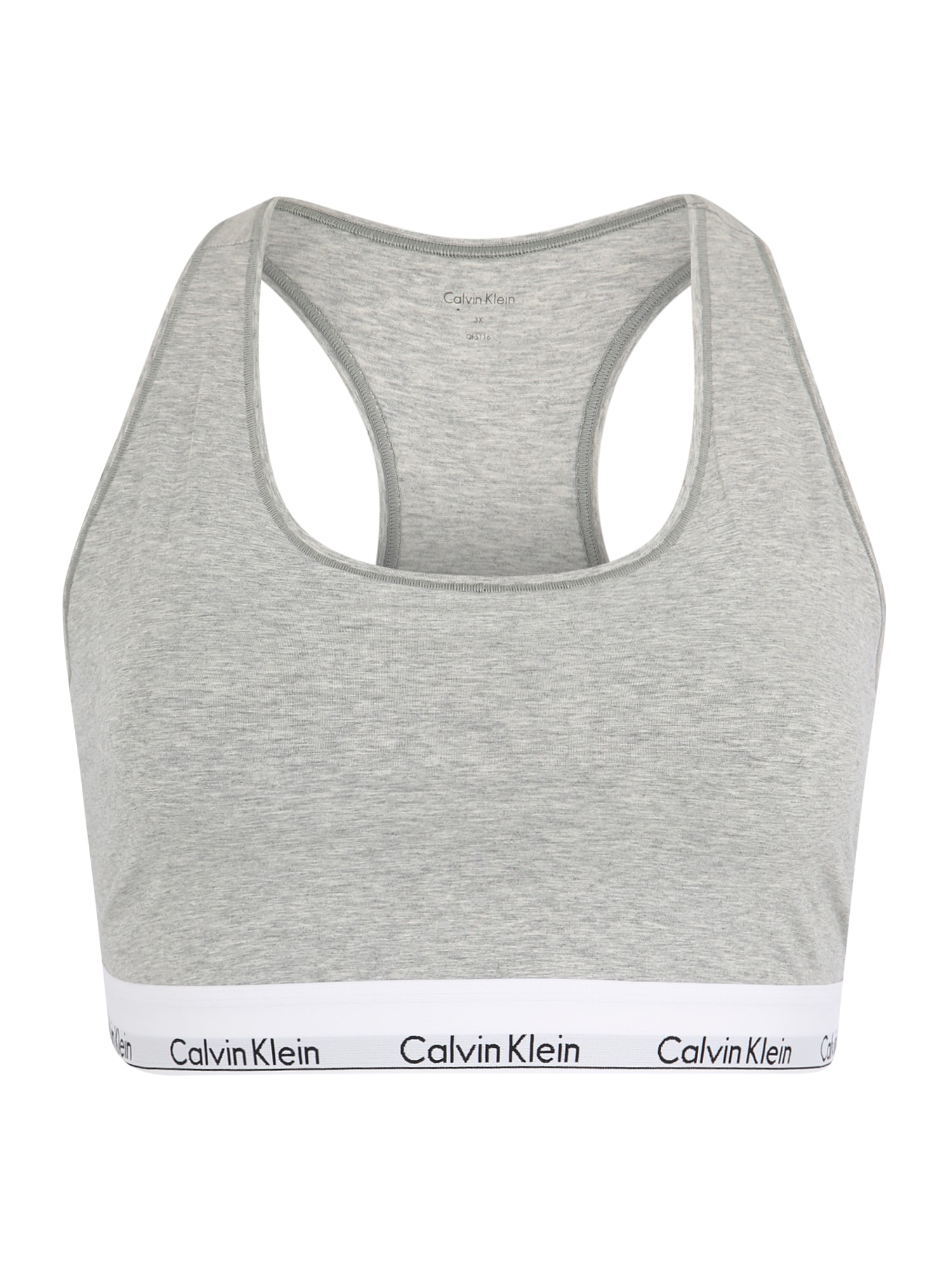 Calvin Klein Underwear Nedrček 'UNLINED BRALETTE'  pegasto siva