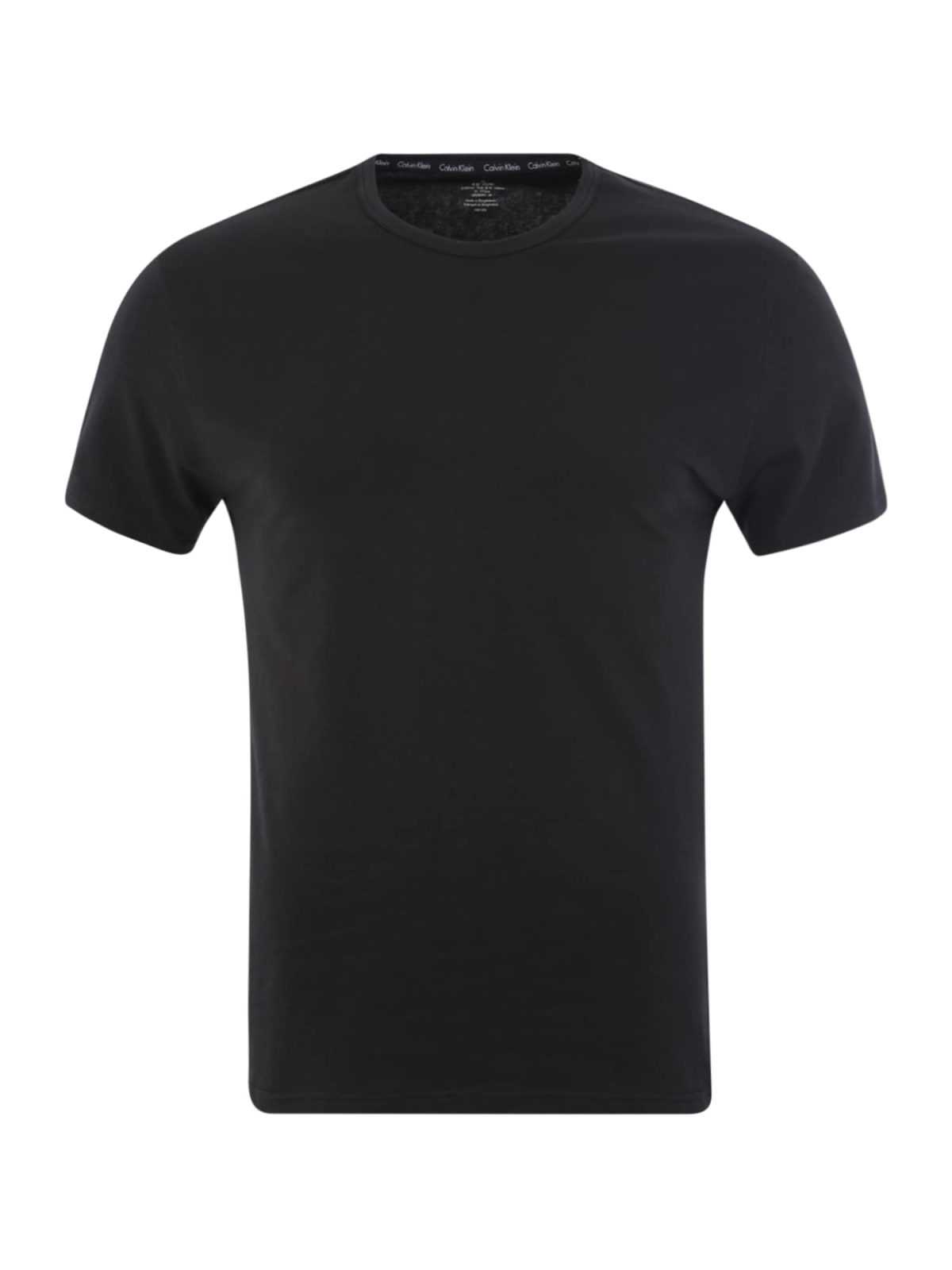 Calvin Klein Underwear Spodnja majica '2P S/S CREW NECK'  črna