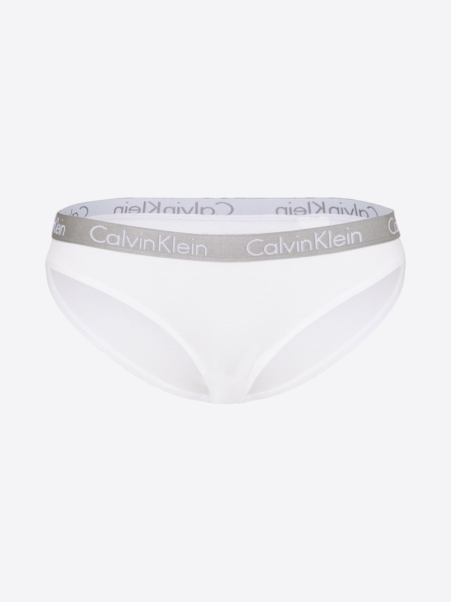 Calvin Klein Underwear Spodnje hlačke  srebrno-siva / bela