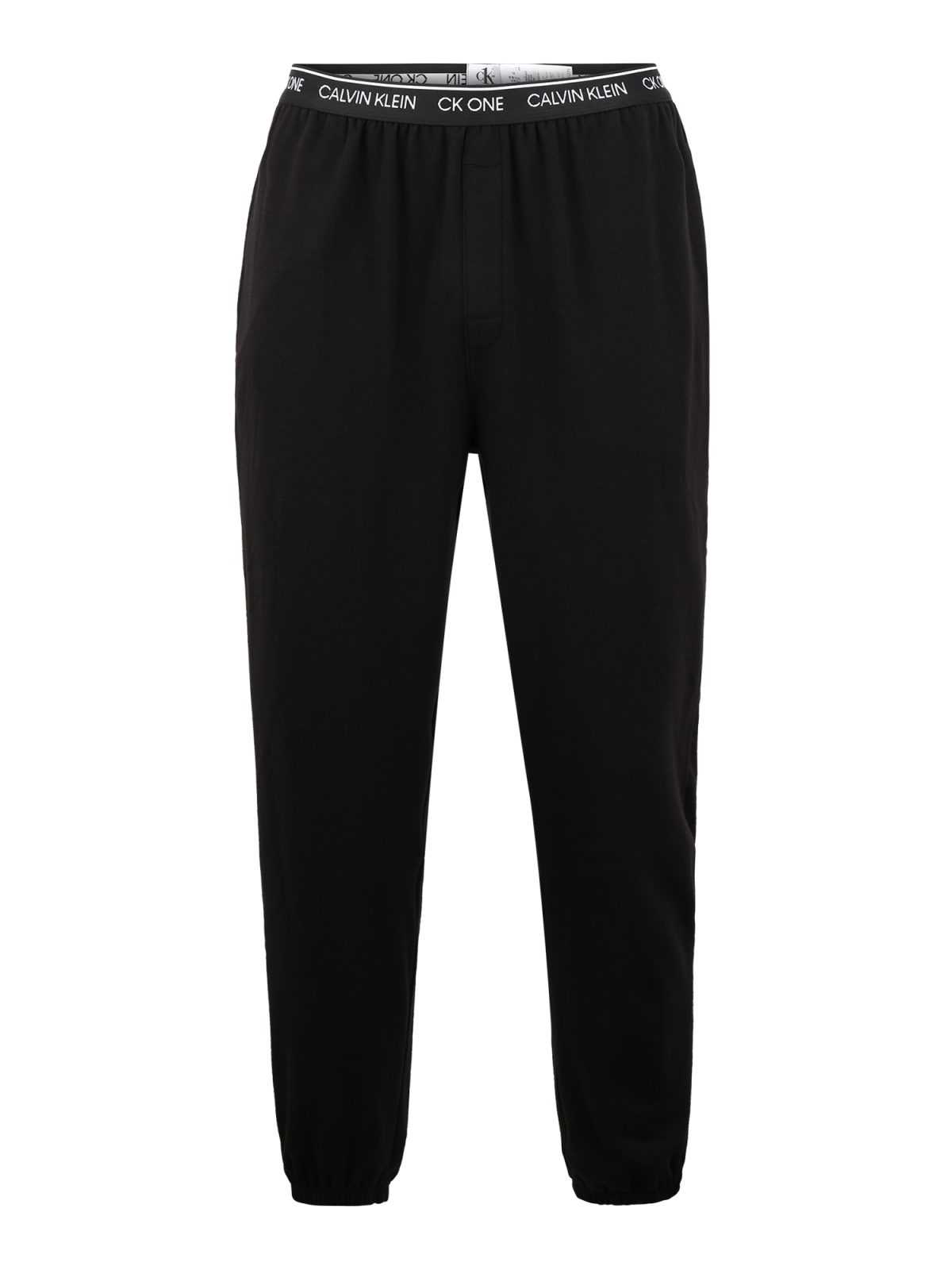 Calvin Klein Underwear Spodnji del pižame  črna / bela