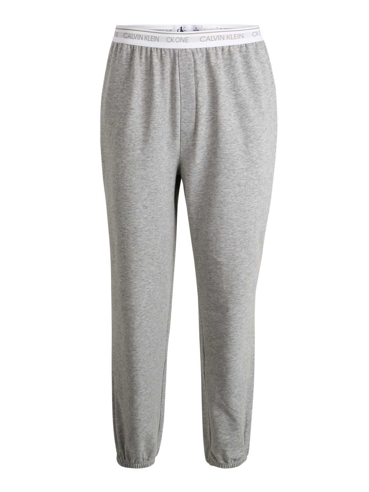 Calvin Klein Underwear Spodnji del pižame  svetlo siva / bela