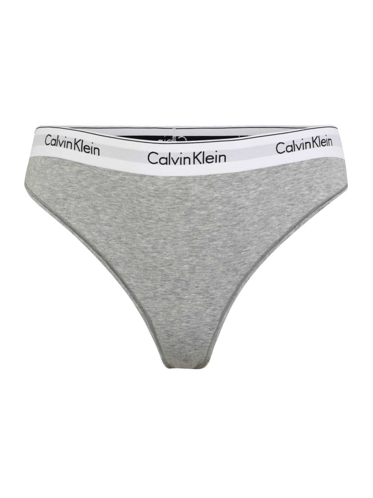 Calvin Klein Underwear Tangice 'THONG'  pegasto siva