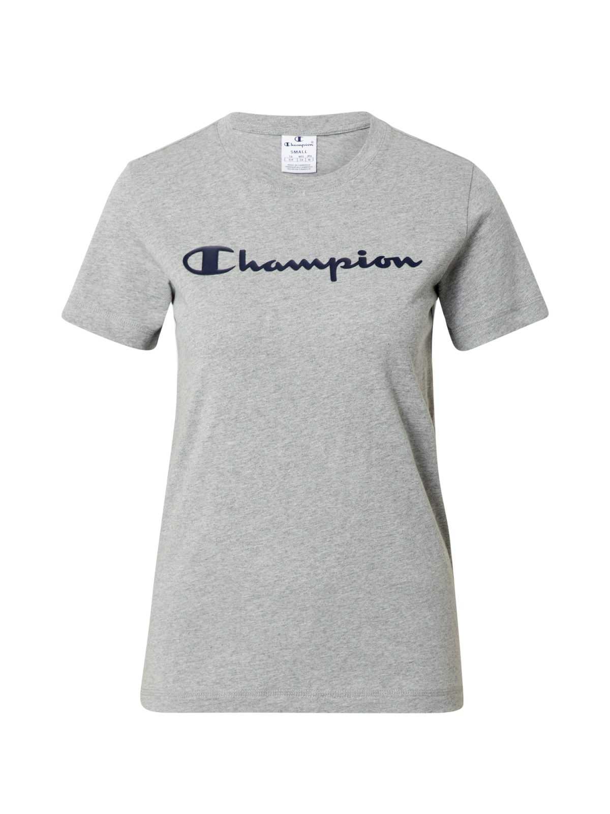 Champion Authentic Athletic Apparel Majica  modra / pegasto siva