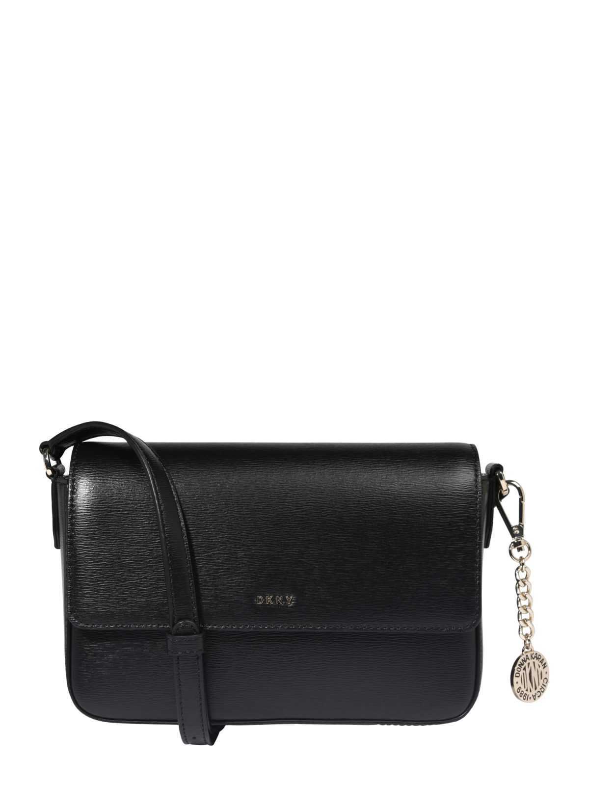 DKNY Torba za čez ramo 'BRYANT-MD FLAP CBODY-SUTTON'  črna