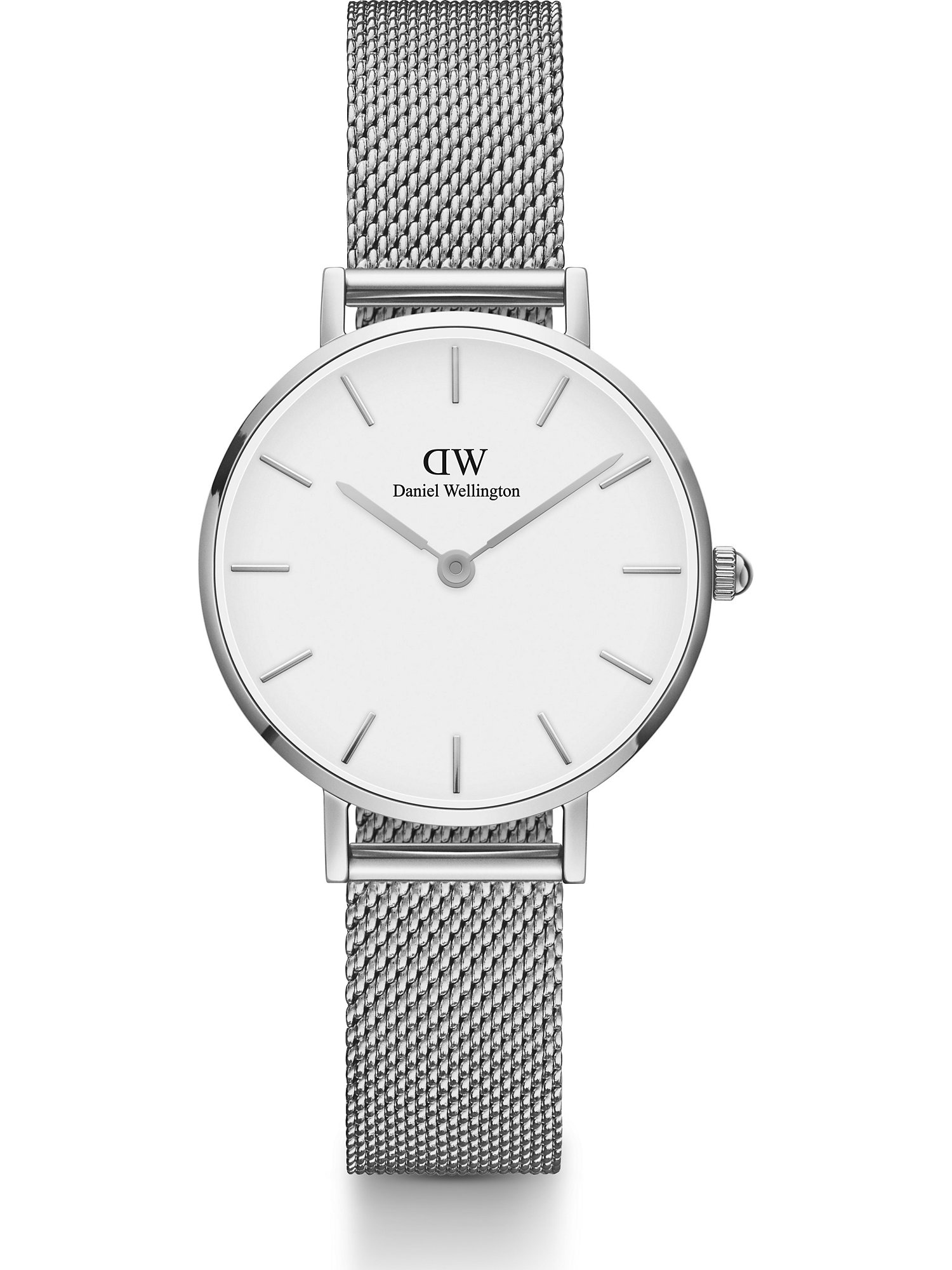 Daniel Wellington Analogna ura 'Petite 28 Sterling DW00100220'  srebrna / bela