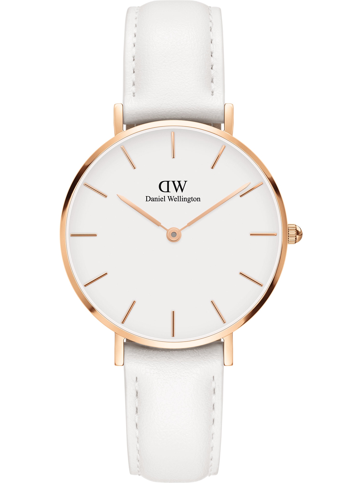 Daniel Wellington Analogna ura 'Petite Bondi DW00100189'  rožnato zlata / bela