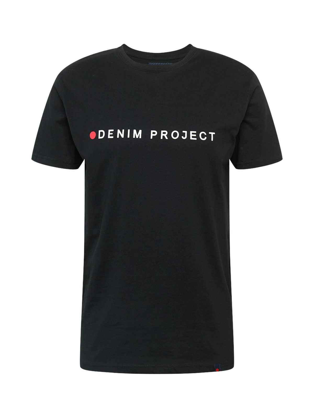 Denim Project Majica  črna / bela